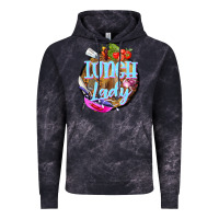 Cloud Black western lunch lady Vintage Hoodie - BarkalooDesign