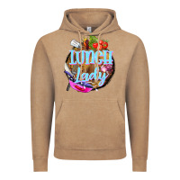 Vintage Coffee western lunch lady Vintage Hoodie - BarkalooDesign