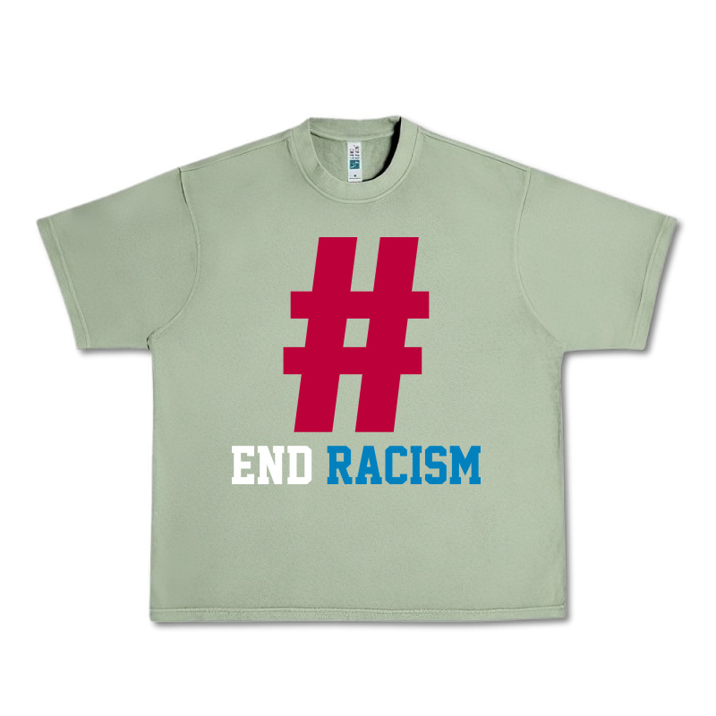 Basic End Racism Resist - Anti Trump Gift Political Urban Heavy Tee by artisFamous | Teevron