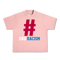 Salmon Basic End Racism Resist - Anti Trump Gift Political Urban Heavy Tee - artisFamous