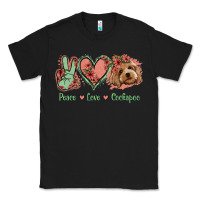 Black Peace Love Cockapoo Classic Tee - Jasminsmagicworld