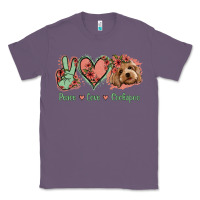 Lavender Peace Love Cockapoo Classic Tee - Jasminsmagicworld