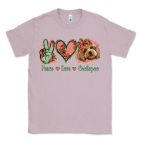 Lilac Peace Love Cockapoo Classic Tee - Jasminsmagicworld