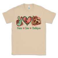 Mushroom Peace Love Cockapoo Classic Tee - Jasminsmagicworld