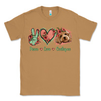 Toasted Coconut Peace Love Cockapoo Classic Tee - Jasminsmagicworld