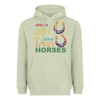Matcha Just a Girl Who Loves Horses Heavyweight Hoodie - Bettercallsaul
