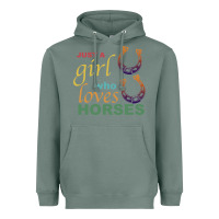 Sage Just a Girl Who Loves Horses Heavyweight Hoodie - Bettercallsaul