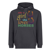 Smoke Just a Girl Who Loves Horses Heavyweight Hoodie - Bettercallsaul