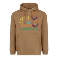Toasted Coconut Just a Girl Who Loves Horses Heavyweight Hoodie - Bettercallsaul