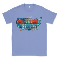 Colony Blue Sweet land of liberty Classic Tee - FaDigitalArtStudio