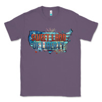 Lavender Sweet land of liberty Classic Tee - FaDigitalArtStudio