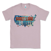 Lilac Sweet land of liberty Classic Tee - FaDigitalArtStudio