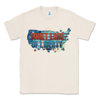 Natural Sweet land of liberty Classic Tee - FaDigitalArtStudio