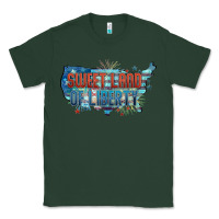 Sports Green Sweet land of liberty Classic Tee - FaDigitalArtStudio