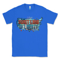 True Royal Sweet land of liberty Classic Tee - FaDigitalArtStudio