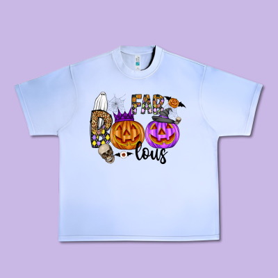 Fab Boo Lous Urban Heavy Tee Designed By Cowhidedigitalart