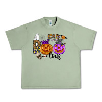 Oil Green Fab Boo Lous Urban Heavy Tee - CowhideDigitalArt