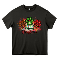 Asphalt merry christmas paws Heavy Core Tee - FaDigitalArtStudio