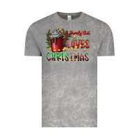 Cloud Rock afamilytloveschristmas Vintage Tee - CowhideDigitalArt