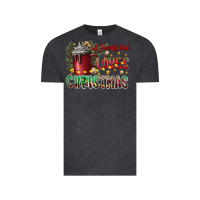 Vintage Black afamilytloveschristmas Vintage Tee - CowhideDigitalArt