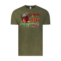 Vintage Olive afamilytloveschristmas Vintage Tee - CowhideDigitalArt