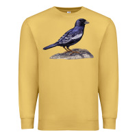 Antique Gold Lark Bunting Colorado State Bird Premium Sweatshirt - RanaPortraitStore