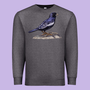Lark Bunting Colorado State Bird Premium Sweatshirt Designed By Ranaportraitstore