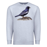 Heather Grey Lark Bunting Colorado State Bird Premium Sweatshirt - RanaPortraitStore