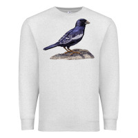 Oatmeal Heather Lark Bunting Colorado State Bird Premium Sweatshirt - RanaPortraitStore