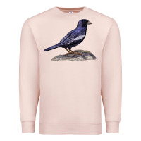 Pale Pink Lark Bunting Colorado State Bird Premium Sweatshirt - RanaPortraitStore
