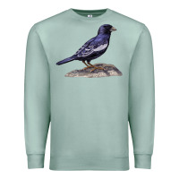Seafoam Lark Bunting Colorado State Bird Premium Sweatshirt - RanaPortraitStore