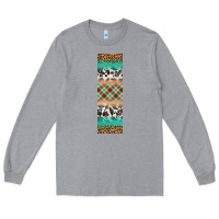 Heather Grey fall pattern Long Sleeve Tee - Artiststas