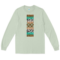 Matcha fall pattern Long Sleeve Tee - Artiststas