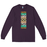 Plum fall pattern Long Sleeve Tee - Artiststas