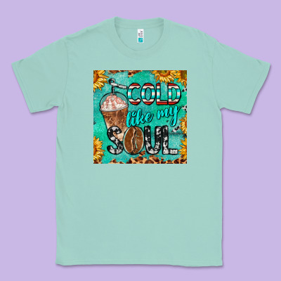 Cold Like My Soul  Mug Coaster Classic Tee Designed By Barkaloodesign