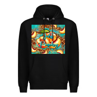 Black just peachy peach tumbler Premium Hoodie - BarkalooDesign