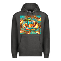 Charcoal Heather just peachy peach tumbler Premium Hoodie - BarkalooDesign
