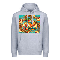 Heather Grey just peachy peach tumbler Premium Hoodie - BarkalooDesign
