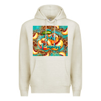 Oatmeal Heather just peachy peach tumbler Premium Hoodie - BarkalooDesign