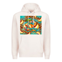 Pale Pink just peachy peach tumbler Premium Hoodie - BarkalooDesign