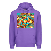 Purple just peachy peach tumbler Premium Hoodie - BarkalooDesign