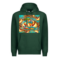 Sports Green just peachy peach tumbler Premium Hoodie - BarkalooDesign