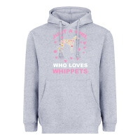 Heather Grey Just A Girl Who Loves Whippets Heavyweight Hoodie - Bettercallsaul
