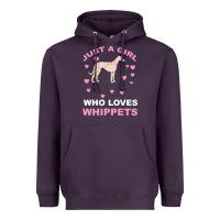 Plum Just A Girl Who Loves Whippets Heavyweight Hoodie - Bettercallsaul