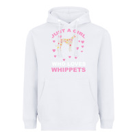 White Just A Girl Who Loves Whippets Heavyweight Hoodie - Bettercallsaul