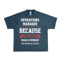 Midnight Navy Operations Manager - Cool Gift Job Urban Heavy Tee - artisFamous