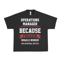 Pigment Black Operations Manager - Cool Gift Job Urban Heavy Tee - artisFamous