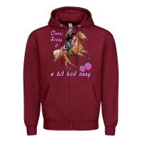Burgundy classy sassy & a bit bad assy Zipper Hoodie - RanaPortraitStore