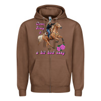 Chestnut classy sassy & a bit bad assy Zipper Hoodie - RanaPortraitStore