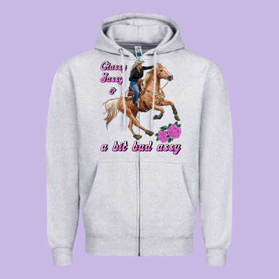 Classy Sassy & A Bit Bad Assy Zipper Hoodie Designed By Ranaportraitstore